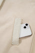 Sherpa Lined Faux Suede Drop Shoulder Button Jacket